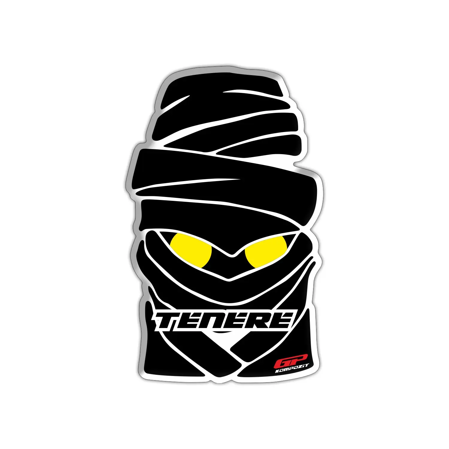 

GP Kompozit Tenere 700 / 1200 совместимый коврик для бака 2011-2020, Дакарская серия