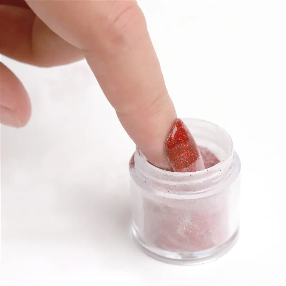 

12pcs lot xmas party wedding 10ml Dip Nail dipping powder set brush file base top gel Activator Natural Dry Glitter Pigment