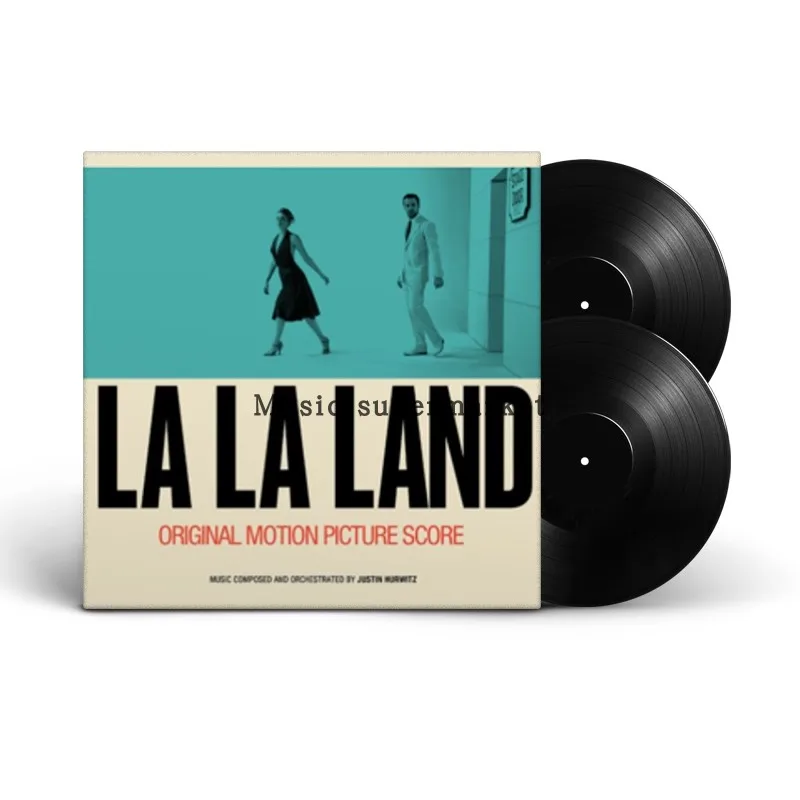 New Genuine 12 inch 30cm 2 Vinyl Records LP Disc OST Movie Original Soundtrack Music Songs Album Limited Version La La Land