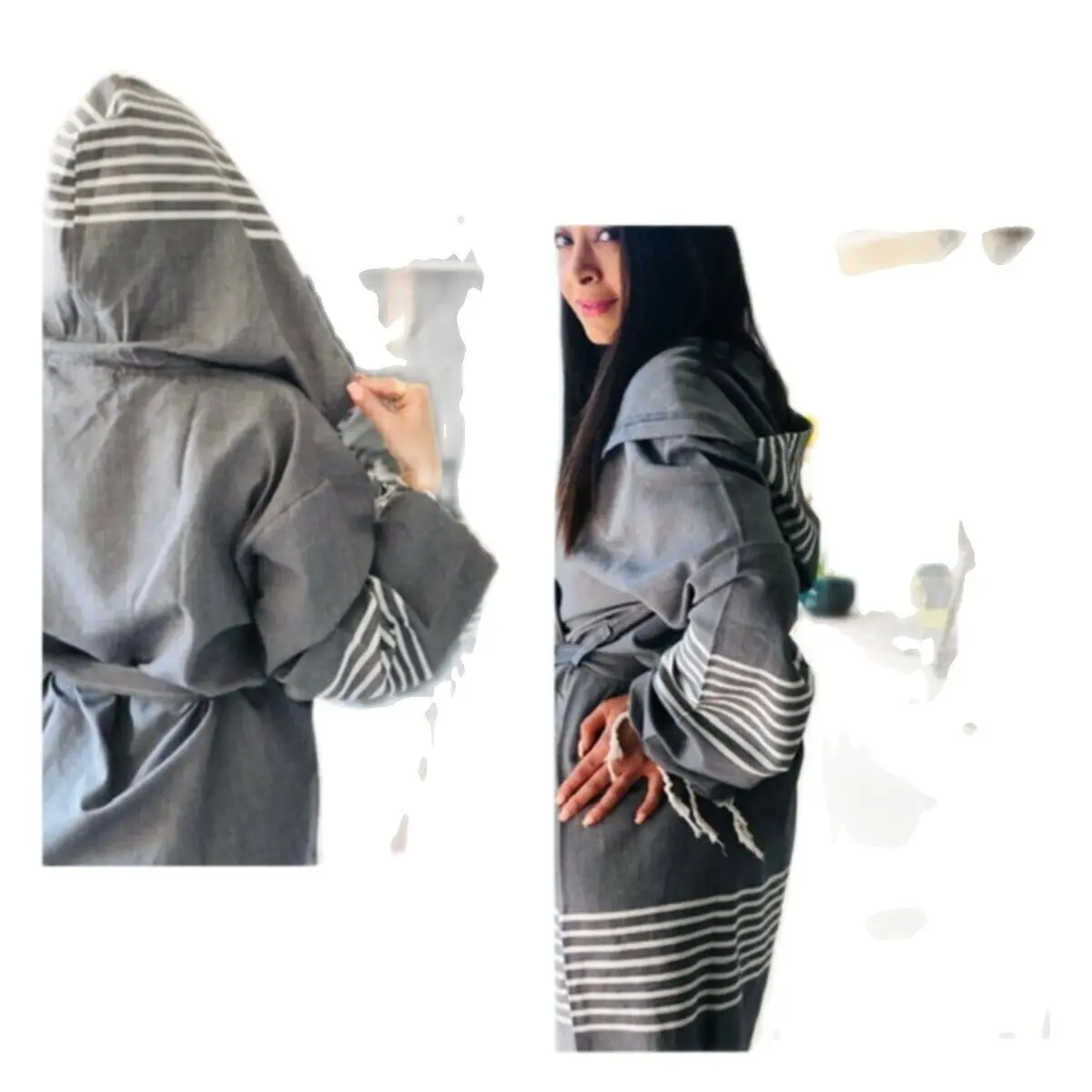 

Loincloth Quick Dry Wetsuit Diving Suit Changing Robe Poncho Mujer Towel with Hood Quick-drying Swim Robe Pestemal плащ женский