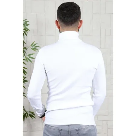

MALE FISHERMAN COLLAR KNITWEAR WHITE 453072793