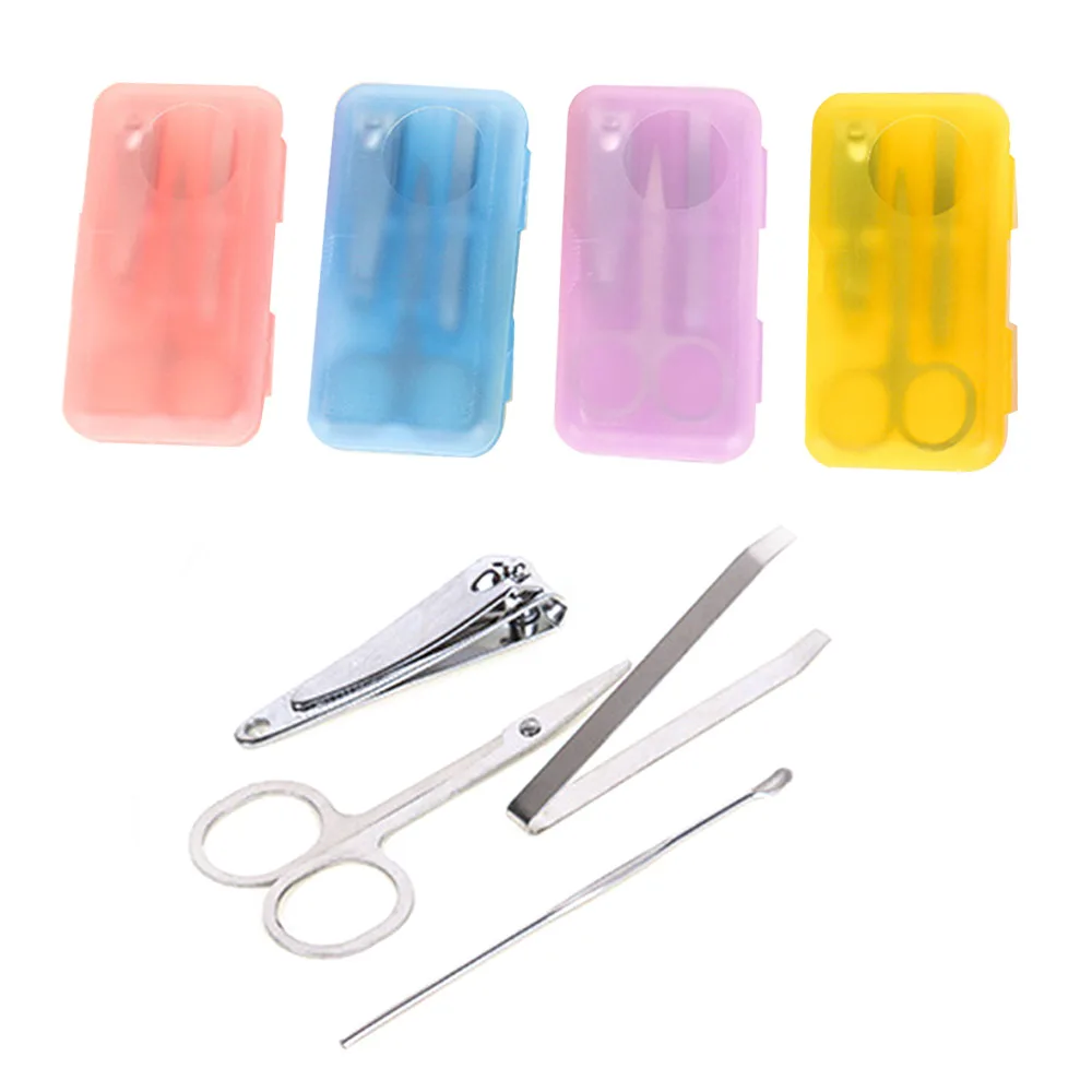 4 шт./компл. маникюрный набор профессиональный комплект для стрижки Портативный