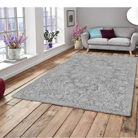 traditional patterned rubber carpet cover turkish fabric rug protection cover room decoration bedroom tapete cubrir sponged