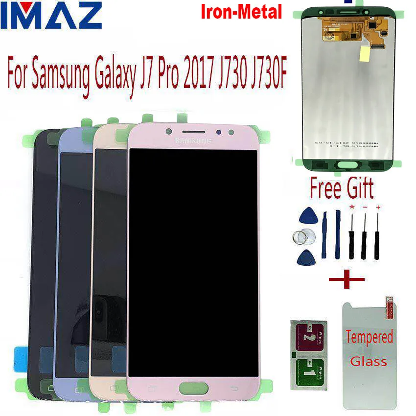

IMAZ Iron Metal 5.5" LCD For Samsung Galaxy J7 Pro 2017 J730 J730F J730G J7 2018 LCD Display Touch Screen Digitizer Assembly