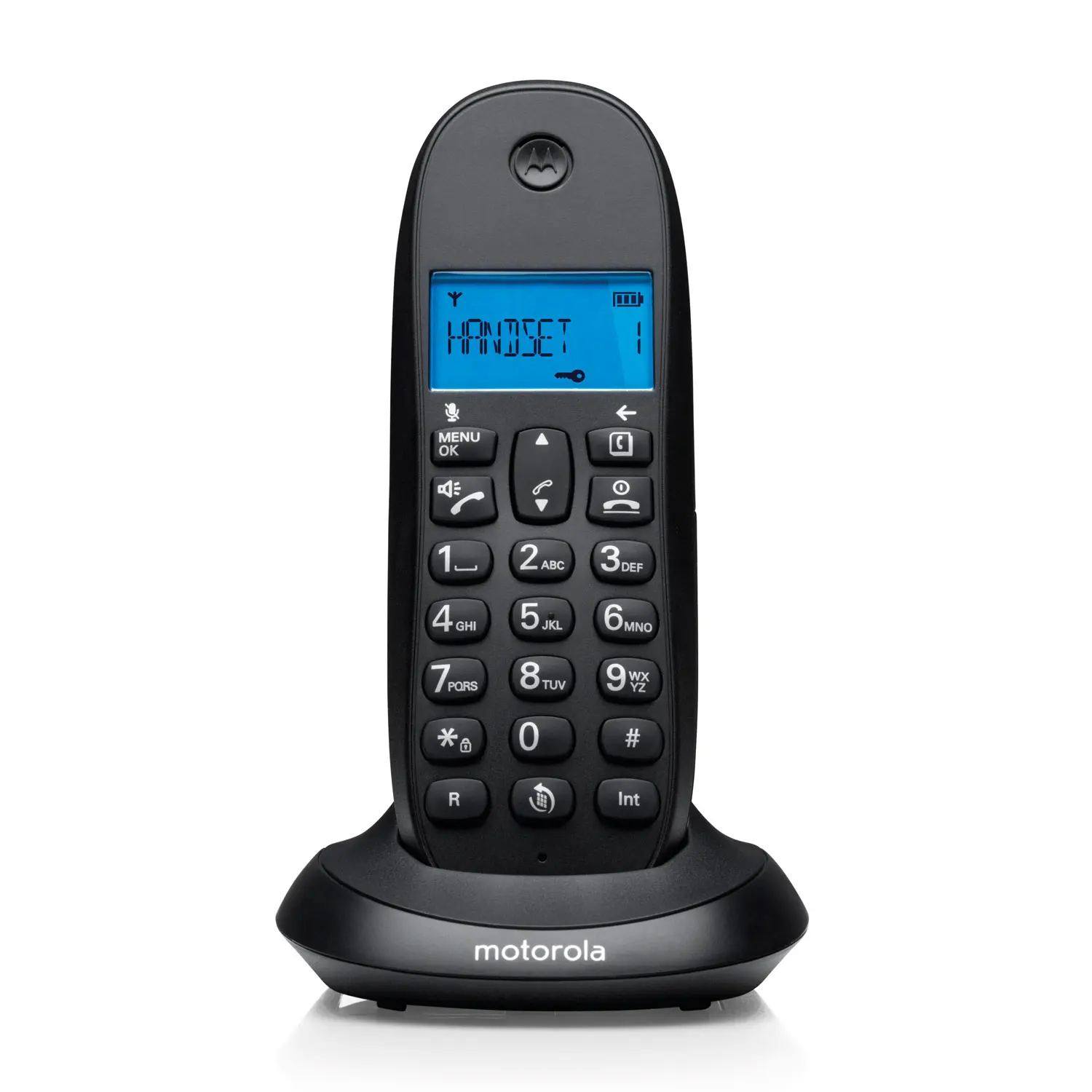 MOTOROLA C1001 DECT C1001LB + цифровой беспроводной фиксированный телефон-расширяемый до 5
