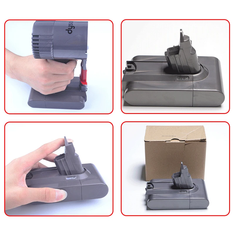 

Replacement Battery for Dyson V6 Real 3000mAh 21.6V High Quality Li-ion Rechargeable Battery Vacuum V6 fit for dc58 dc62