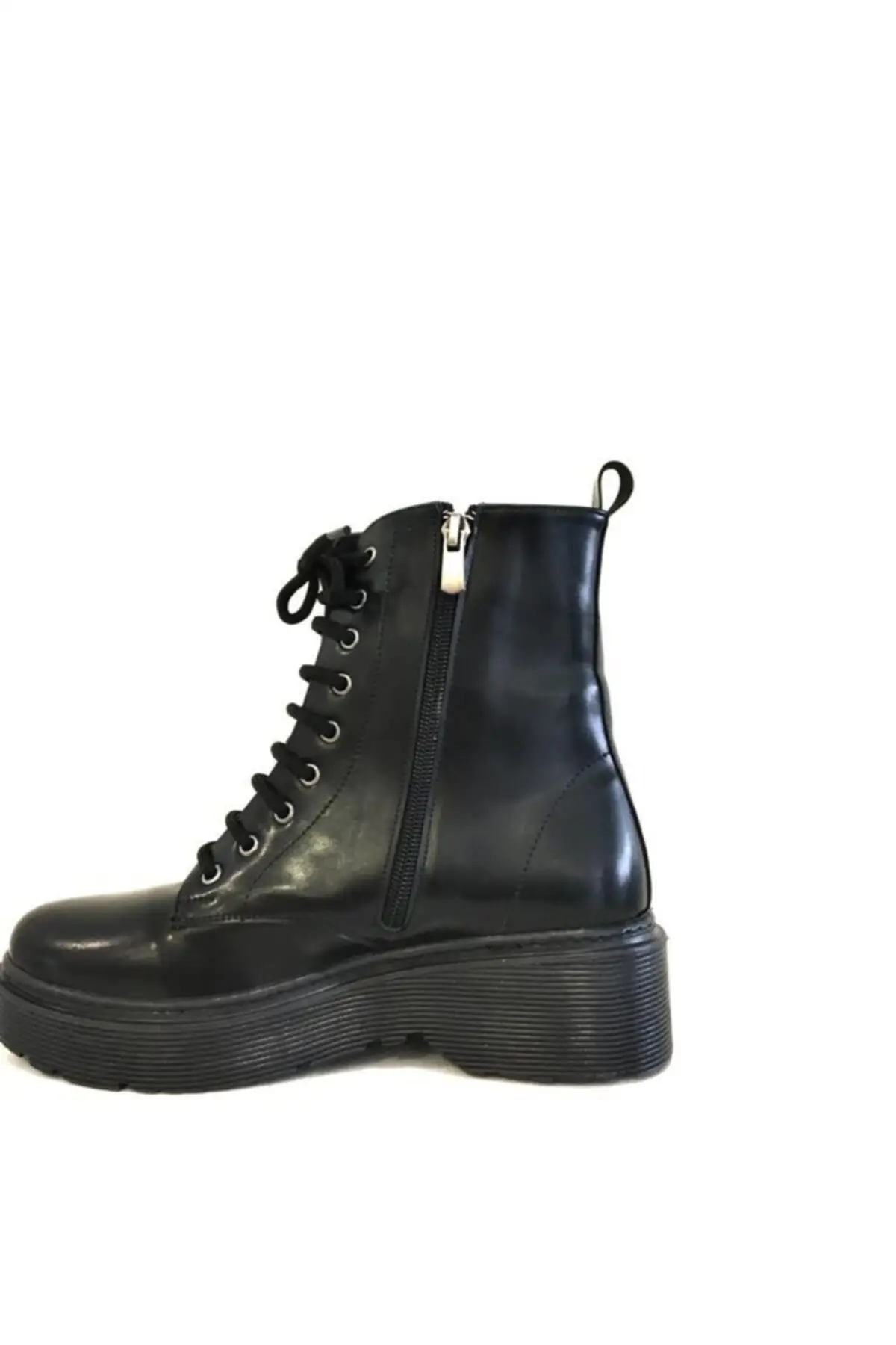 

WOMEN THICK KAYDIRMAZYKSEK BASE LACED BLACK BIKER, BOHEMIAN STYLE DAILY BOAT
