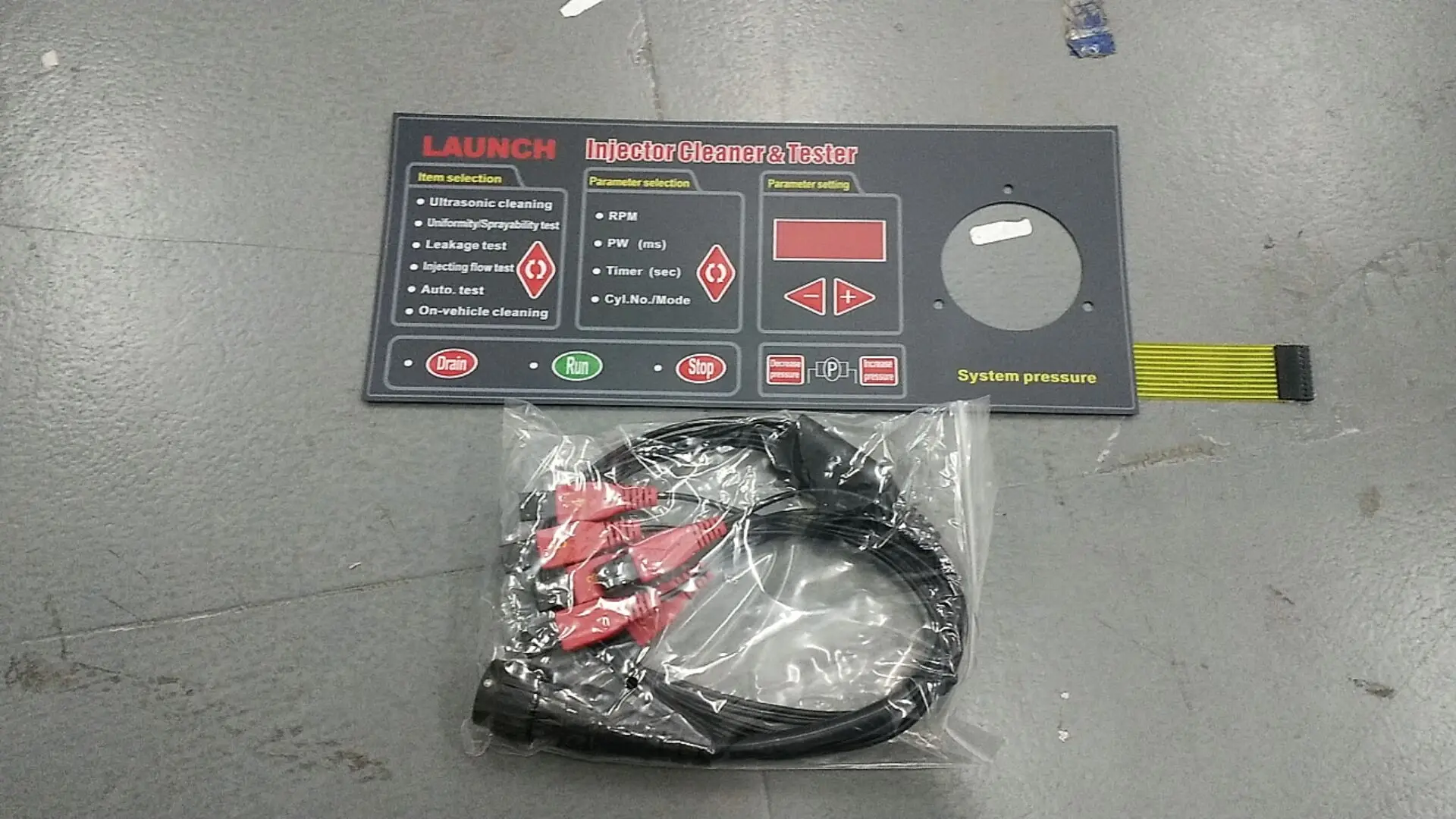 Оригинальная английская панель/основной приводной кабель для CNC602A инжекторного очистителя и тестера стандартной клавиатуры