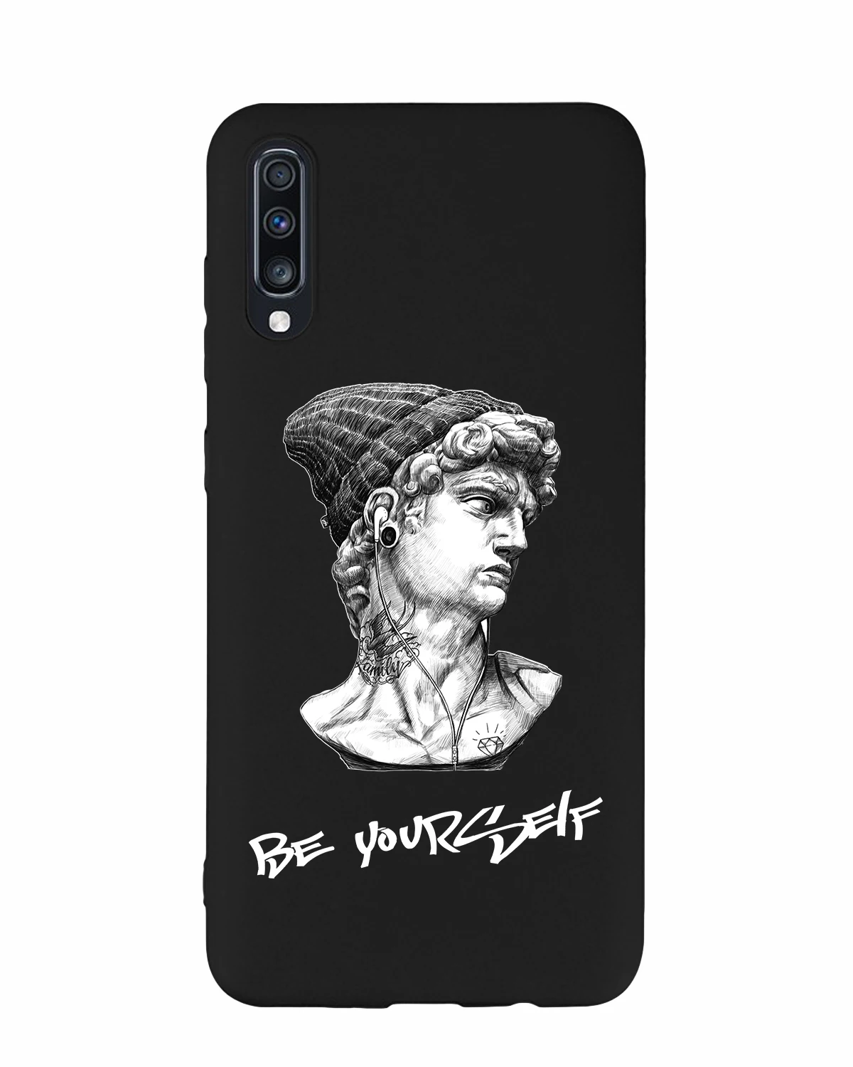 Силиконовый чехол Мобилиус на Samsung A70 рисунок Цитаты и надписи - купить по