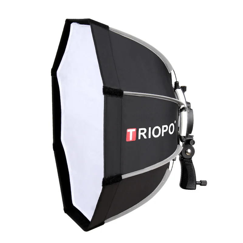 

TRIOPO 65 см Складная софтбокс Octagon Мягкая коробка для Godox Yongnuo Speedlite вспышка для фотографирования аксессуары для студии с ручкой