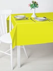 VIVACASE Скатерть на стол, прямоугольная, клеёнка, желтая, тубус, 1370*2500 (VHM-OILCOT137250-ylw)