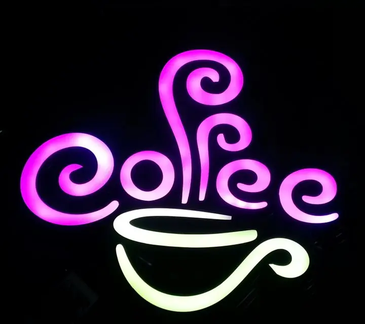 

Led Signage neon coffee "OPERATED 16 COLOR" 44x40cm