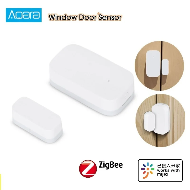 Aqara умный оконный дверной датчик ZigBee беспроводное подключение интеллектуальное домашнее охранное оборудование работает с приложением Mijia