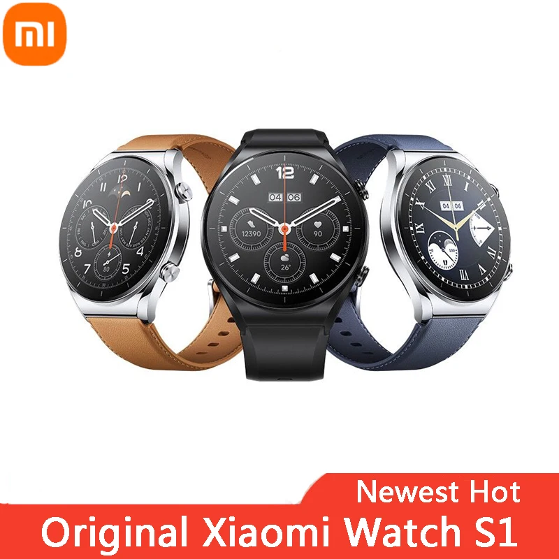 

Newest Original Xiaomi Mi Watch S1 Smartwatch 1.43'' AMOLED Display 12 Days Battery Life GPS 5ATM Waterproof Smart Wrist Watch