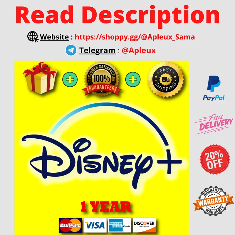 

{ACCOUNT DISNEY PLUS + Premium 4K Ultra HD⭐1 Screen⭐Worldwide⭐WARRANTY⭐}