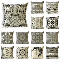 mandela pillowcase sofa living room lumbar cushion cover 4040cm4545cm5050cm