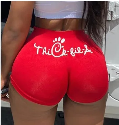 Шорты женские с эластичным поясом пикантные облегающие Короткие штаны принтом в