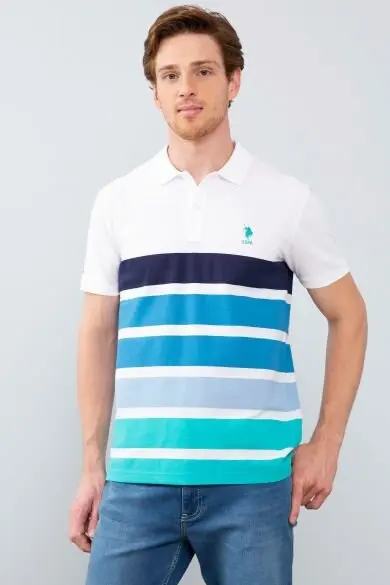 

U.S. POLO ASSN. Navy Blue Polo Neck Slim T-Shirt