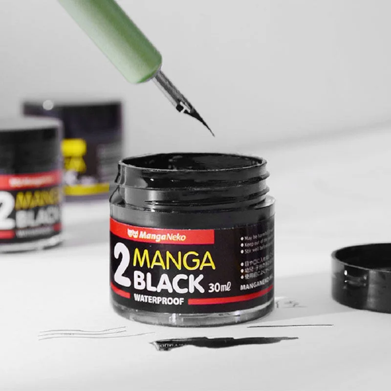 

Japanese genuine comic ink/pen dip pen drawing waterproof watercolor ink/illustration hand-painted ink sac supplement liquid wat