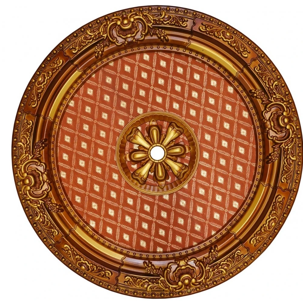 

Decorative Round Designed Vintage Looking Ceiling Medallion for Chandeliers 90cm 35.43''