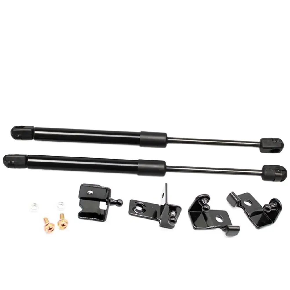 Normal black Для Isuzu New D-MAX/Rodeo 2013- 4x4 аксессуары для звукоснимателя передний капот газовые стойки подъемная поддержка демпфер Газовый амортизатор - Цвет: Normal black