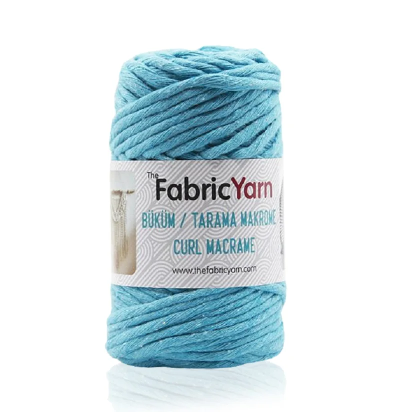 

Curl makrome yarn/100 recycled cotton