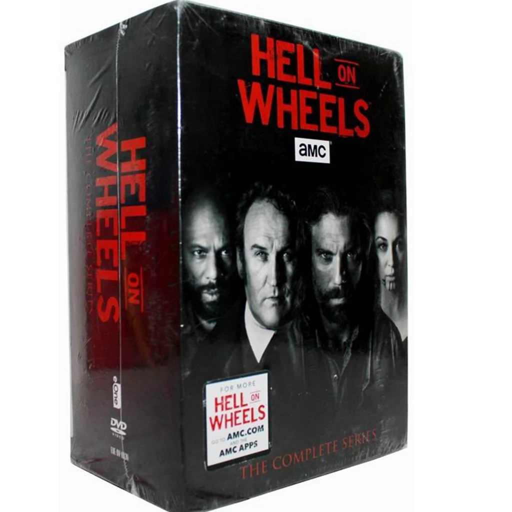 

Hell on Wheels The Complete Series Seasons 1-5 DVD Box Set 17 Disc
