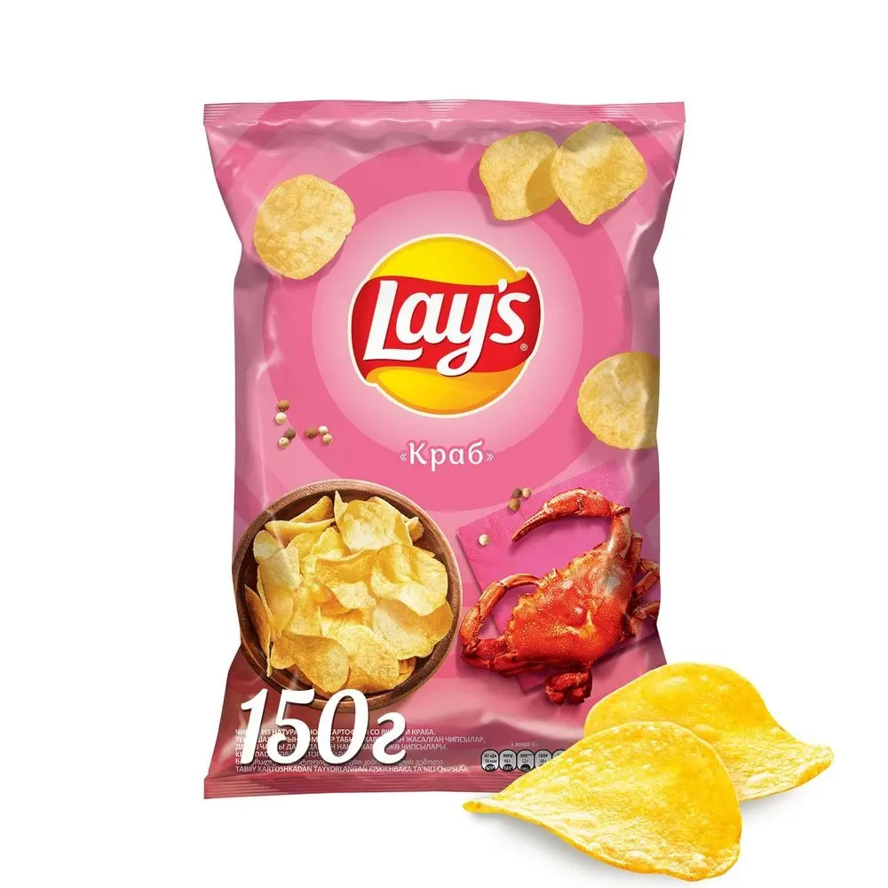 Чипсы Lay's краб 150 г | Продукты