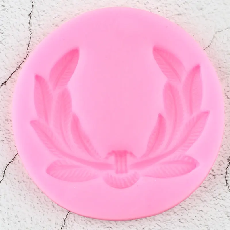 Лавровый венок силиконовая форма листья ювелирные изделия Смола формы рельефный