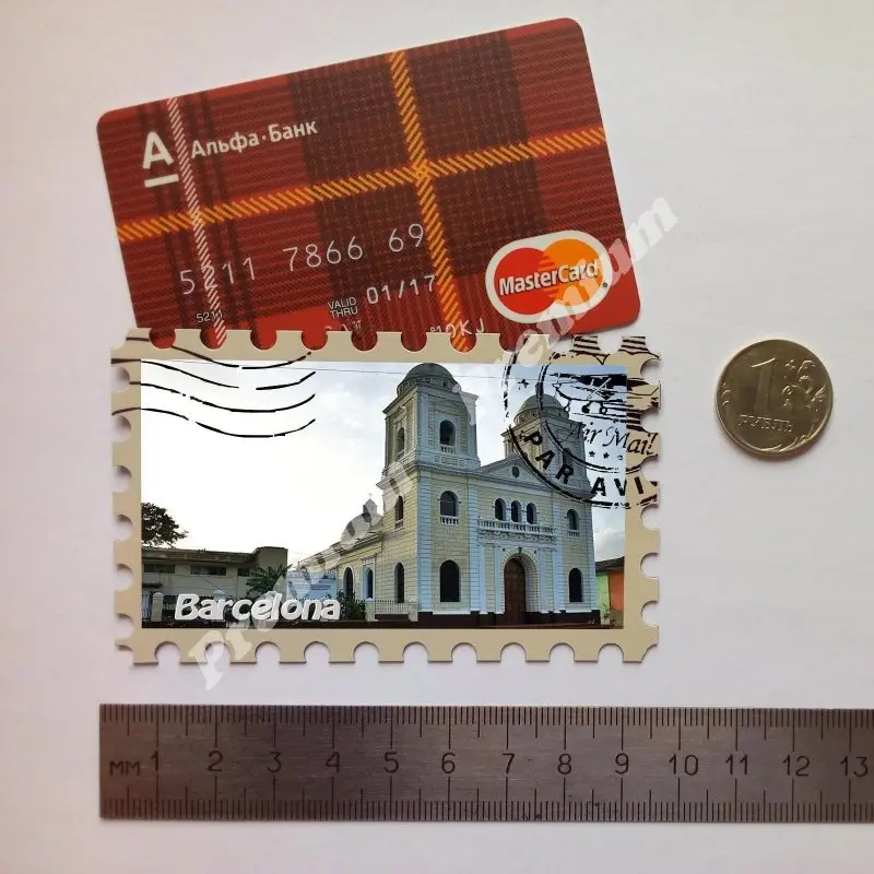 Барселона Испания Сувенирный магнит