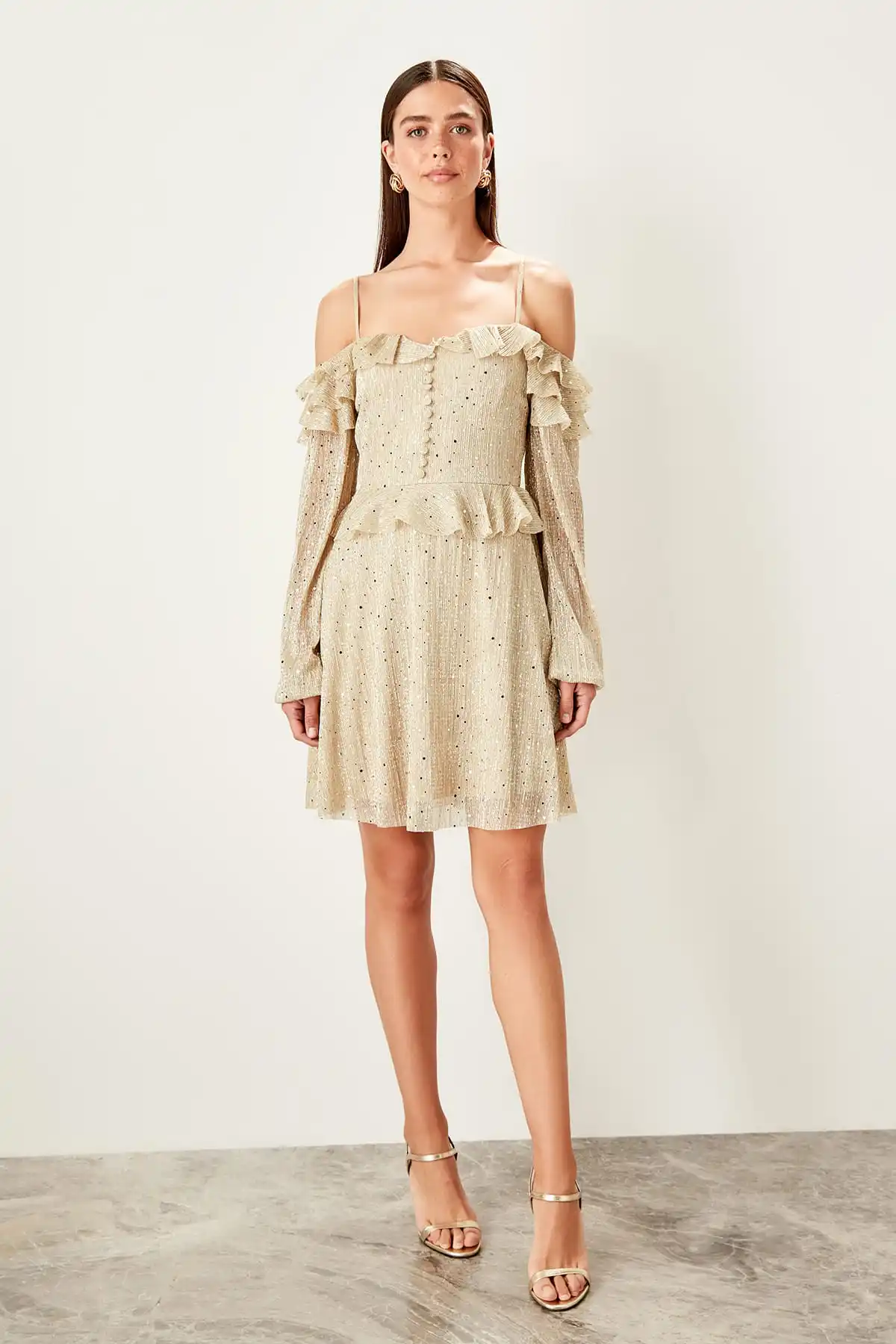 Trendyol Shoulder Detail Dress TPRSS19FZ0249 | Женская одежда
