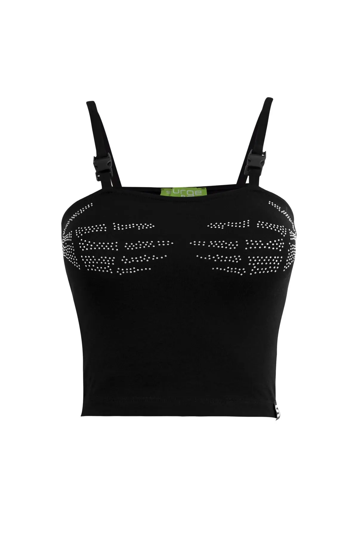 

Black Skeleton Bandage Crop Top Summer Women Bodycon Short Sleeve T Shirt Ladies Sexy Club Cropped T Shirt