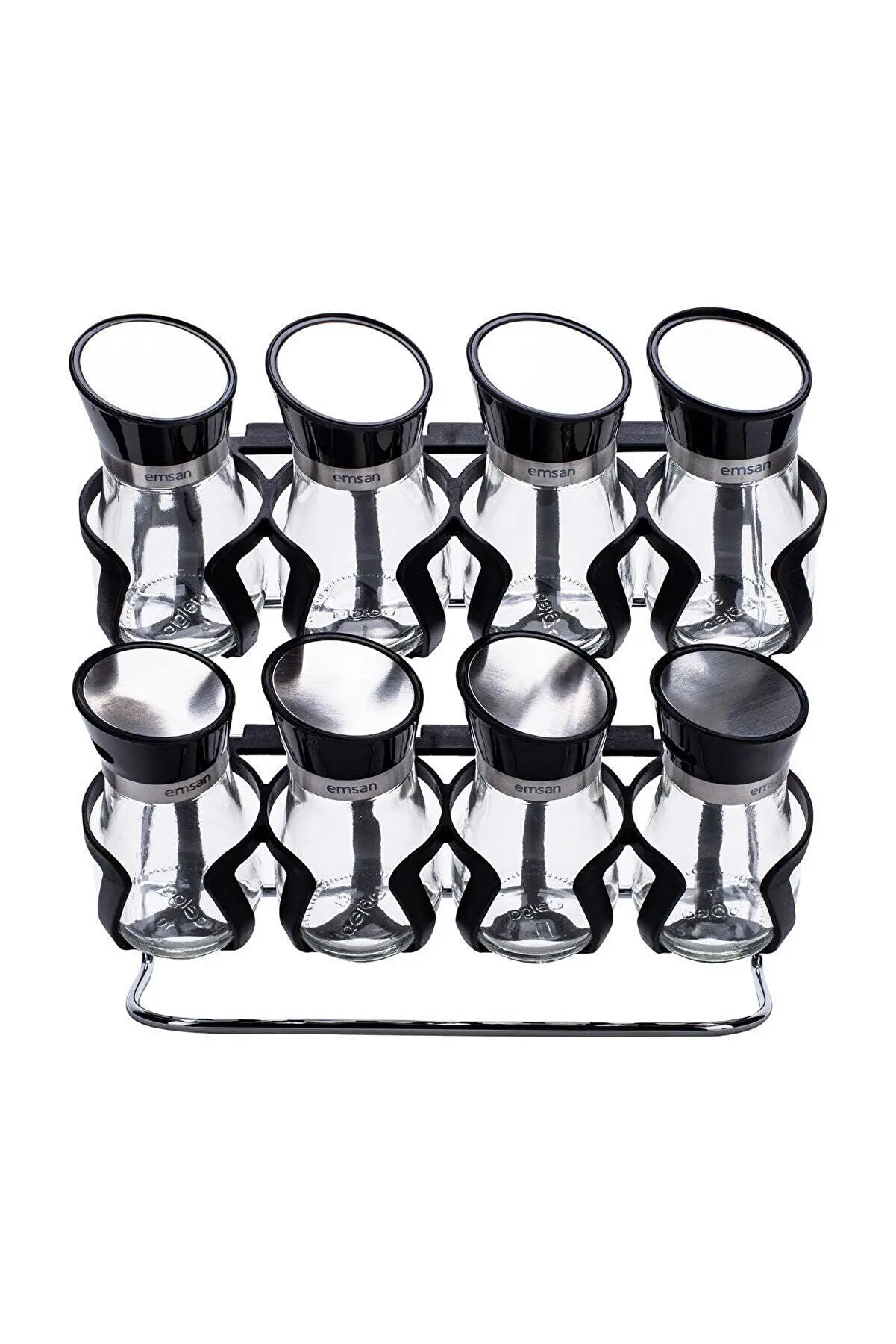 

9 Piece Spice Set Organized Kitchen Pine Stand House Restaurant Chef Practice Comfortable