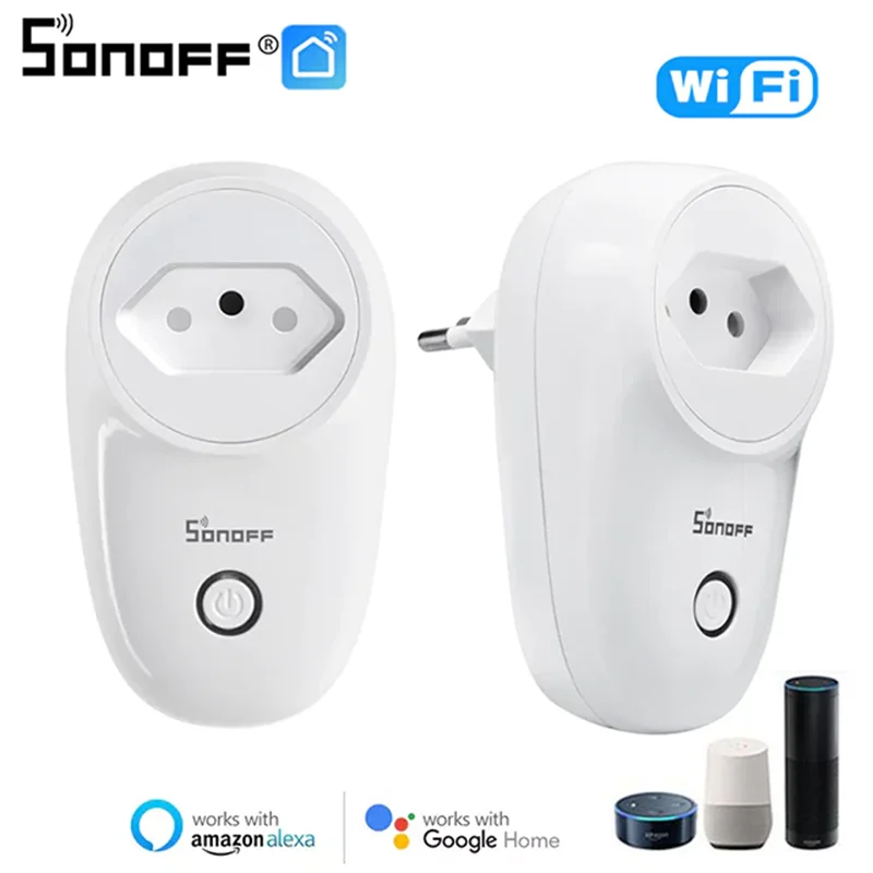 

Itead Sonoff S26R2 Smart Socket Wifi Switch Work With Alexa Google Home eWelink App Remote Share Control Power Timing Plug