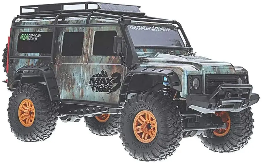 Автомобильный гусеничный внедорожник MODELTRONIC Land Rover Defender D90 масштаб 1/10 2 4 г тяга 4x4