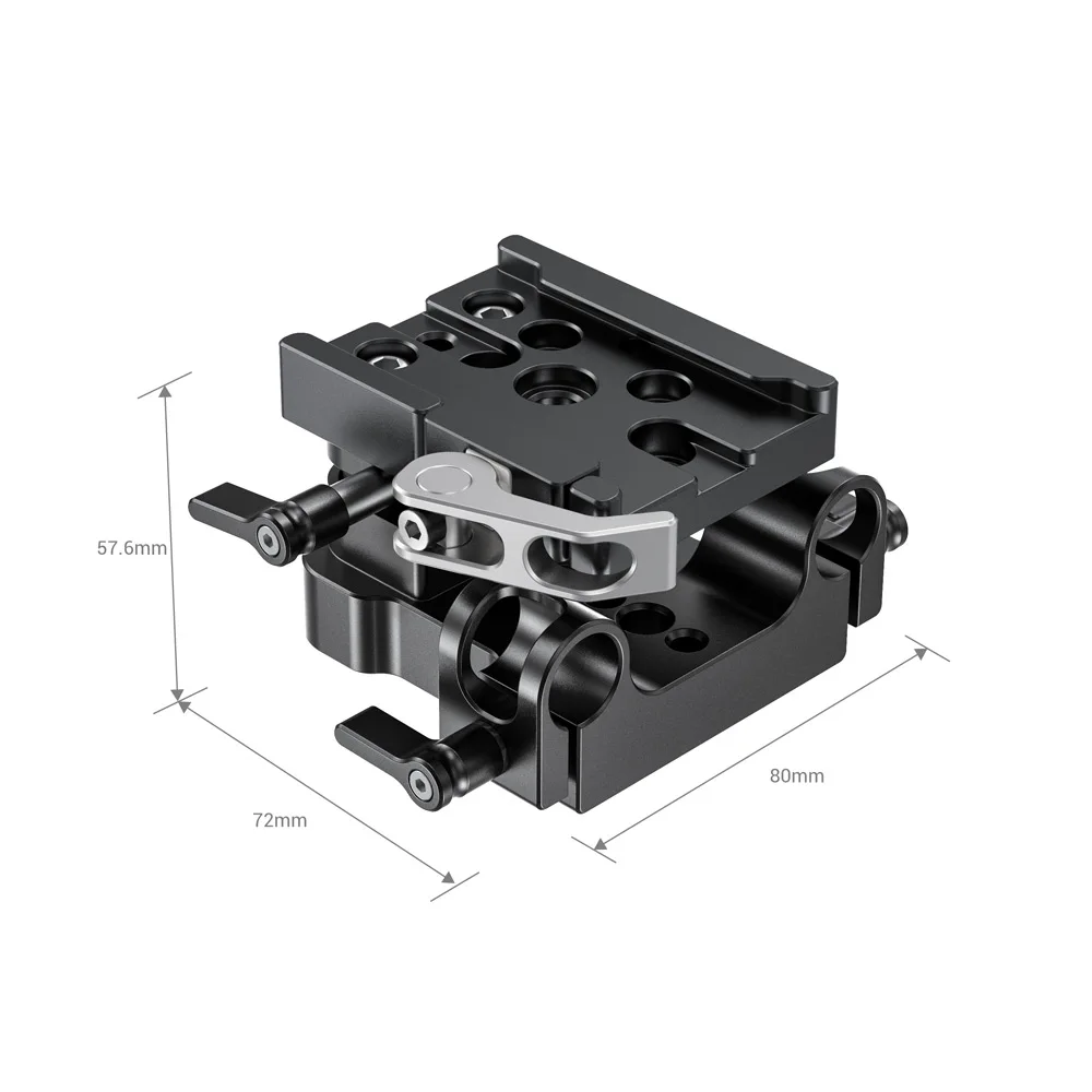 Универсальная опора для камеры SmallRig 15 мм опорная пластина (QR не входит в комплект)