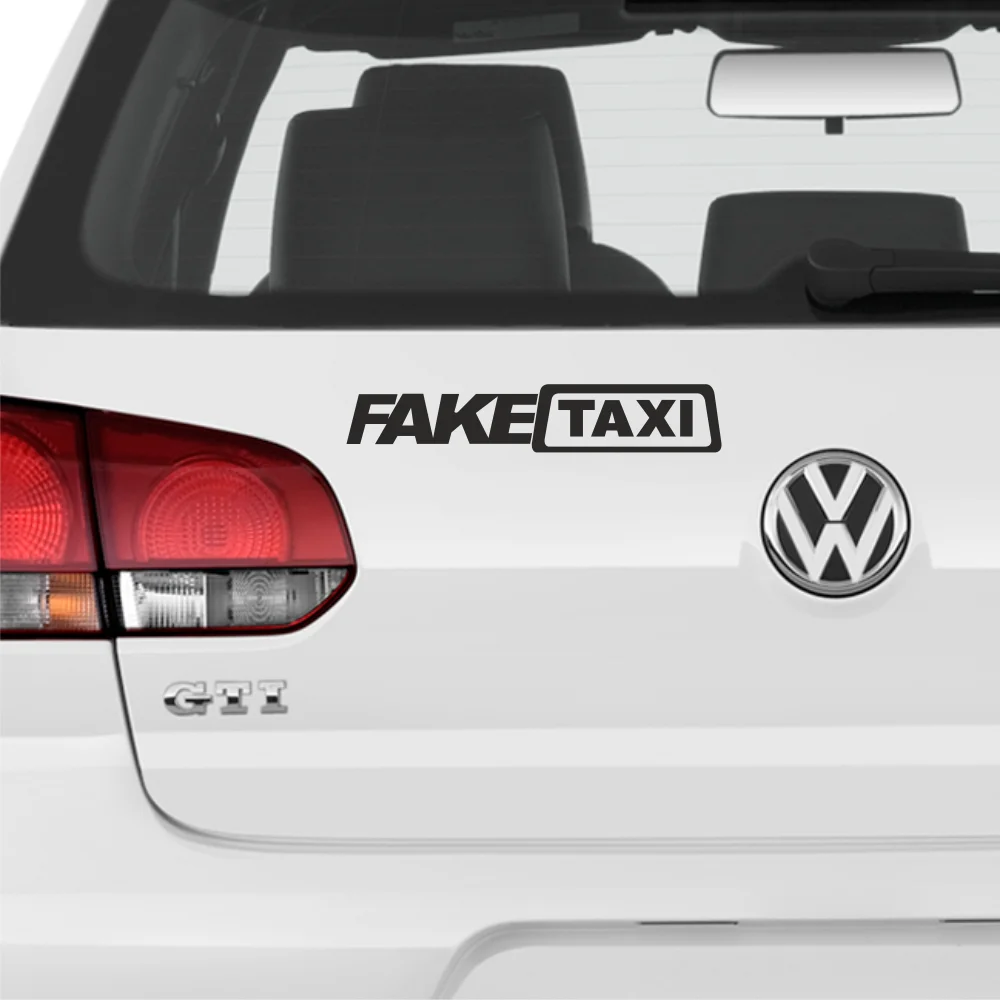 Наклейка на автомобиль Fake Taxi Фейк Такси автомобильные товары | Автомобильные
