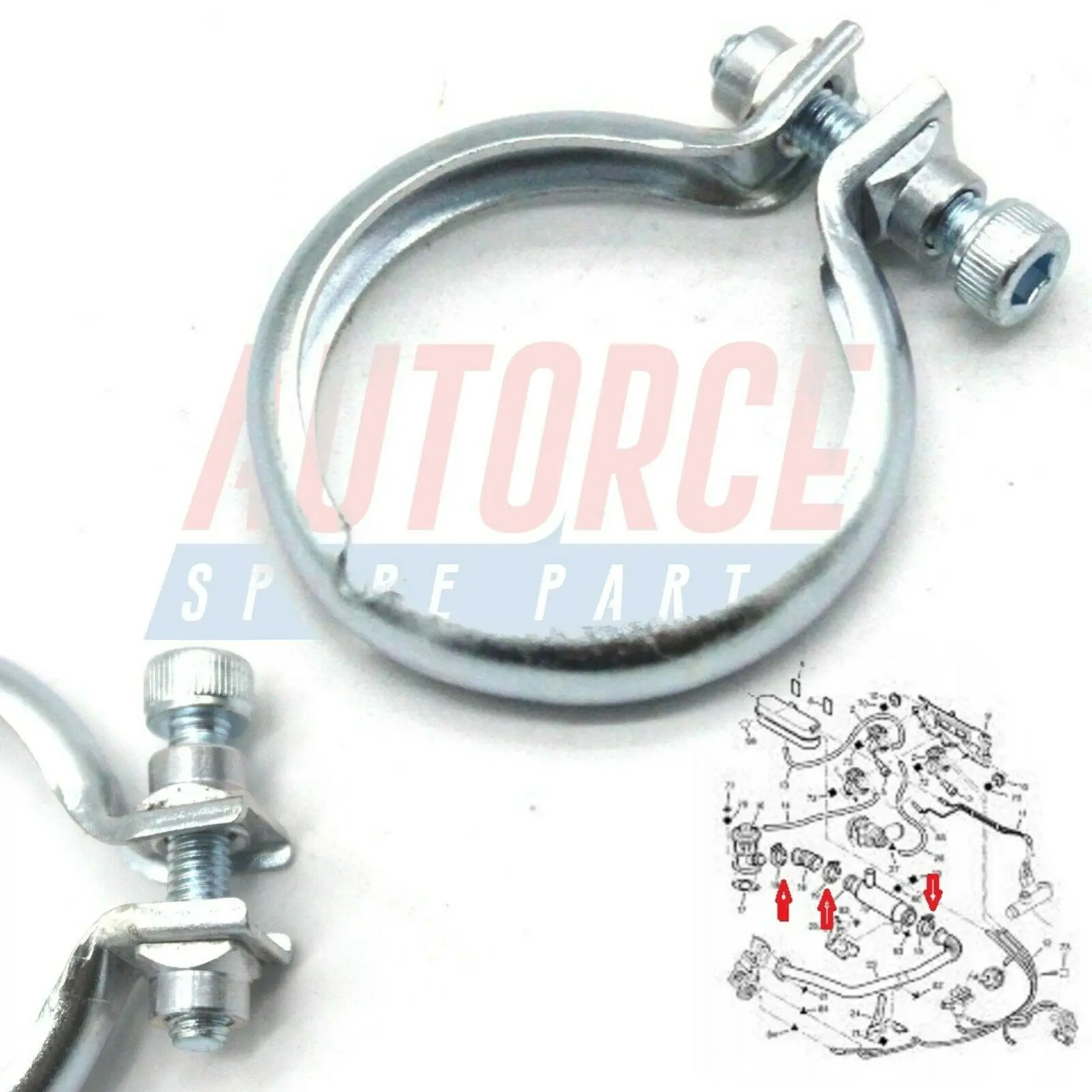 Зажим рециркуляции отработавших газов для CITROEN FIAT FORD PEUGEOT MINI VOLVO 16283J 11717804950 5S6Q9D475AC