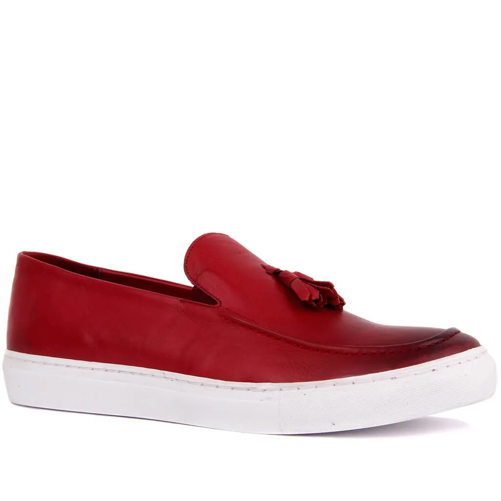 Парус-Lakers мужская повседневная обувь из натуральной кожи уличные шлепанцы на