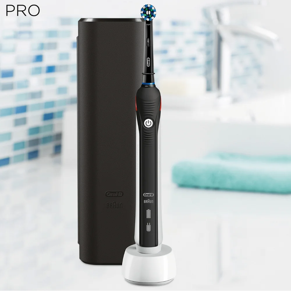 Электрическая зубная щетка Oral B Pro 2 2500 режима чистки умный таймер датчик давления