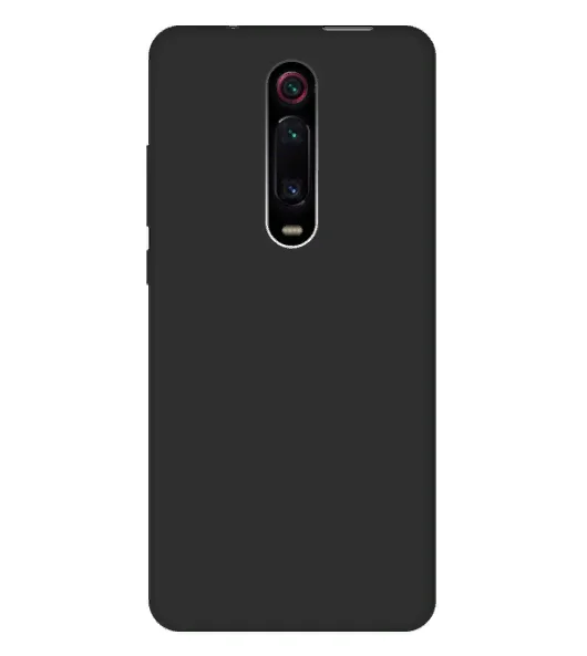 Силиконовый чехол черный для xiaomi redmi k20 / Redmi K20 Pro Mi9T с мягкой внутренней бахрамой |