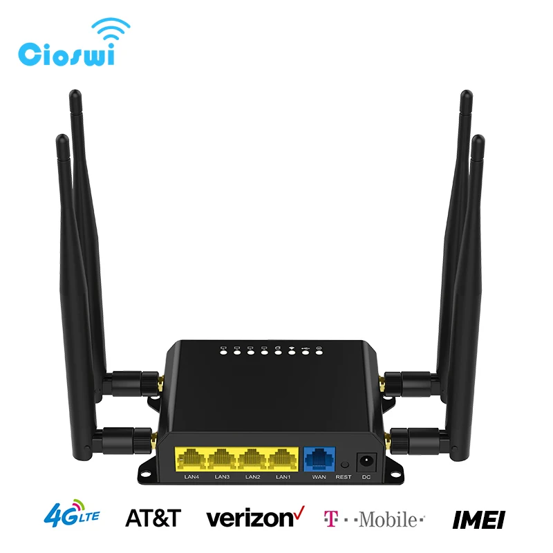Cioswi Домашний офис Wi-Fi беспроводной маршрутизатор 300 Мбит / с EC25 EP06 CAT6 CAT4