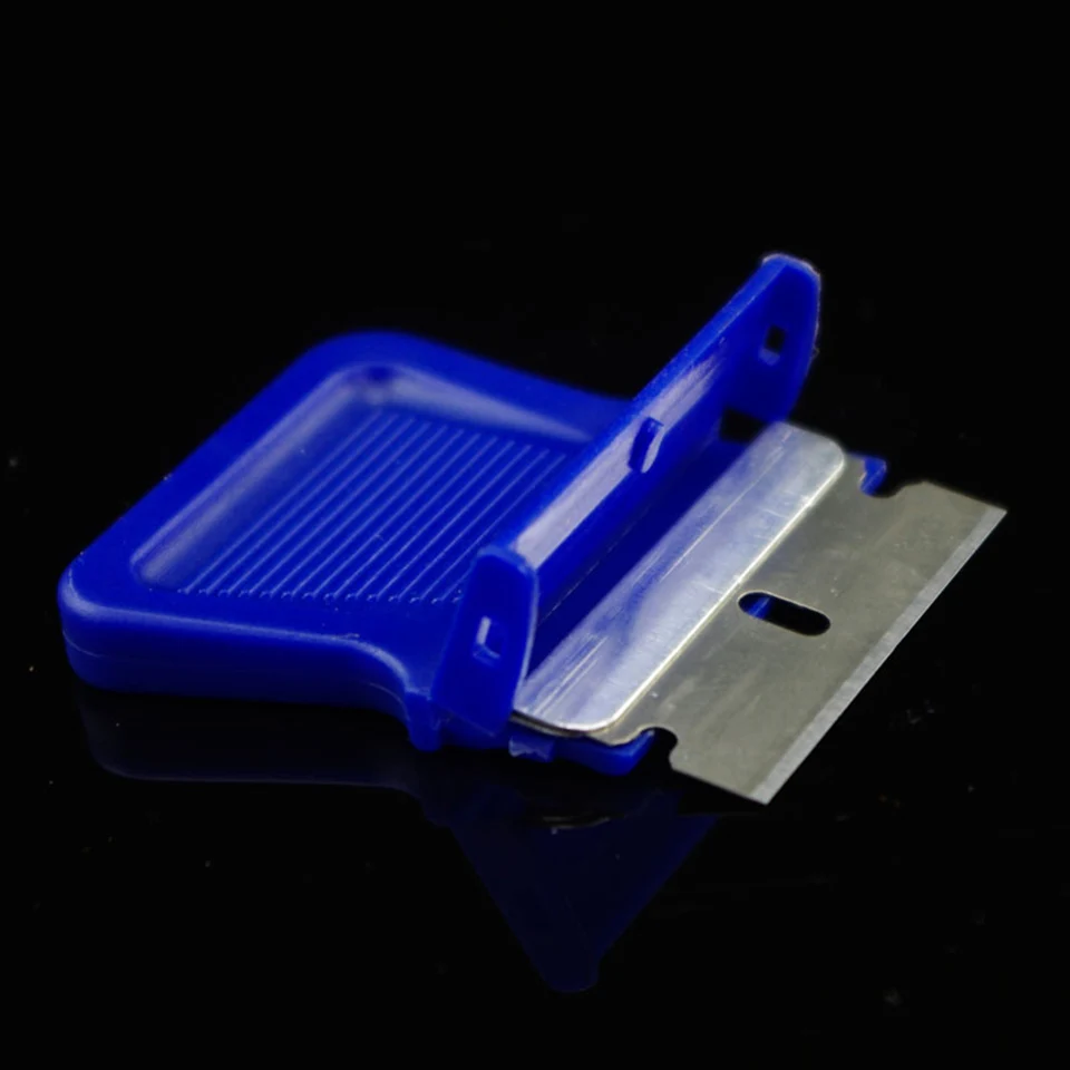 4 5*4 2 см автомобильный оберточный ТИНТ синий скребок с одним лезвием мини-скребок