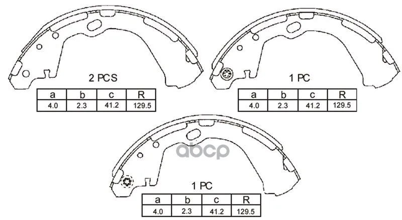 Колодки Тормозные Барабанные Avantech Rr Caravan Jnu30 Ju30 Jtu30 Pulsar Vnw30 Nw30 X-Tail Hu30 U30 Vnu30 Nu30 AVANTECH