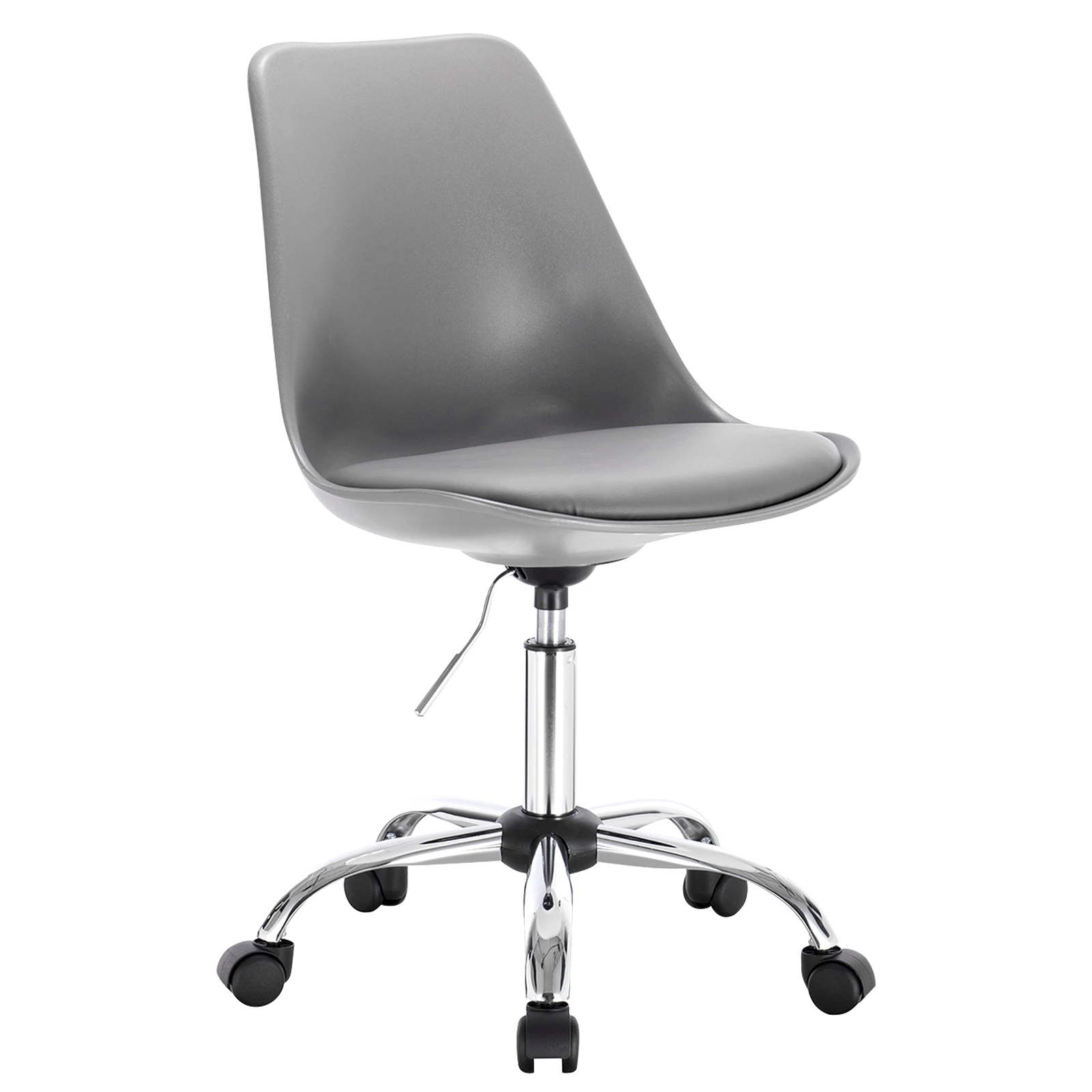 

Gas Adjustable Swivel Barstool Dressing Stool Dining Chair Table Desk Office Chair Rolling Low Swivel Stool for Kitchen Salon