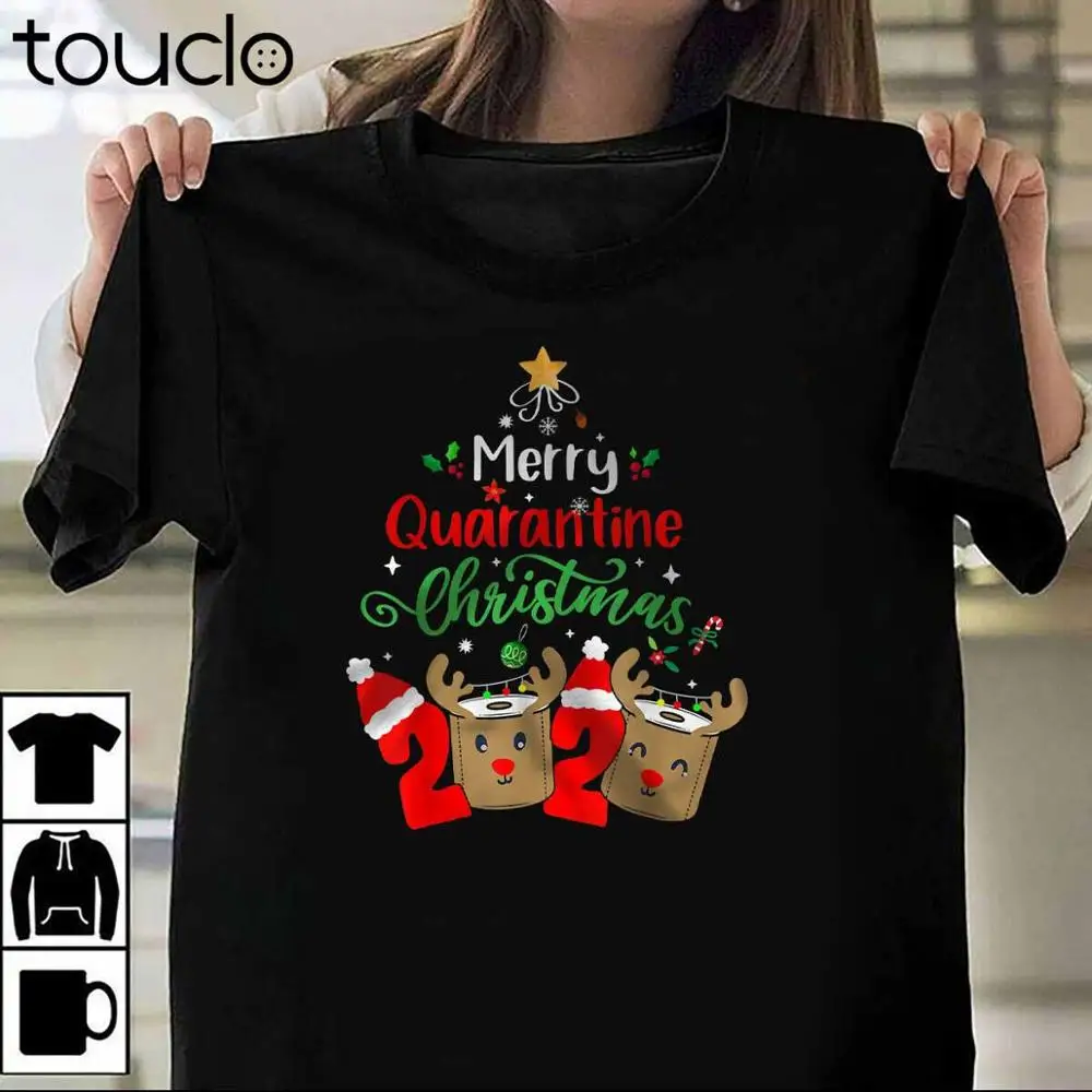 

Merry Quarantine Christmas 2020 Pajamas Family Matching Xmas T-Shirt