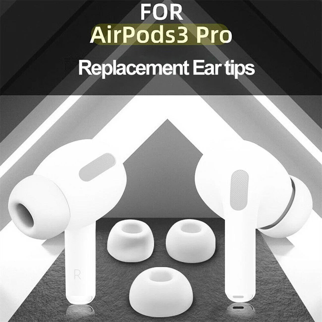 

New Noise Reduction Memory Foam Ear Tips For Airpods Pro Replacement Earbuds Cover Sponge Silicone Earbuds For Apple Airpods Pro