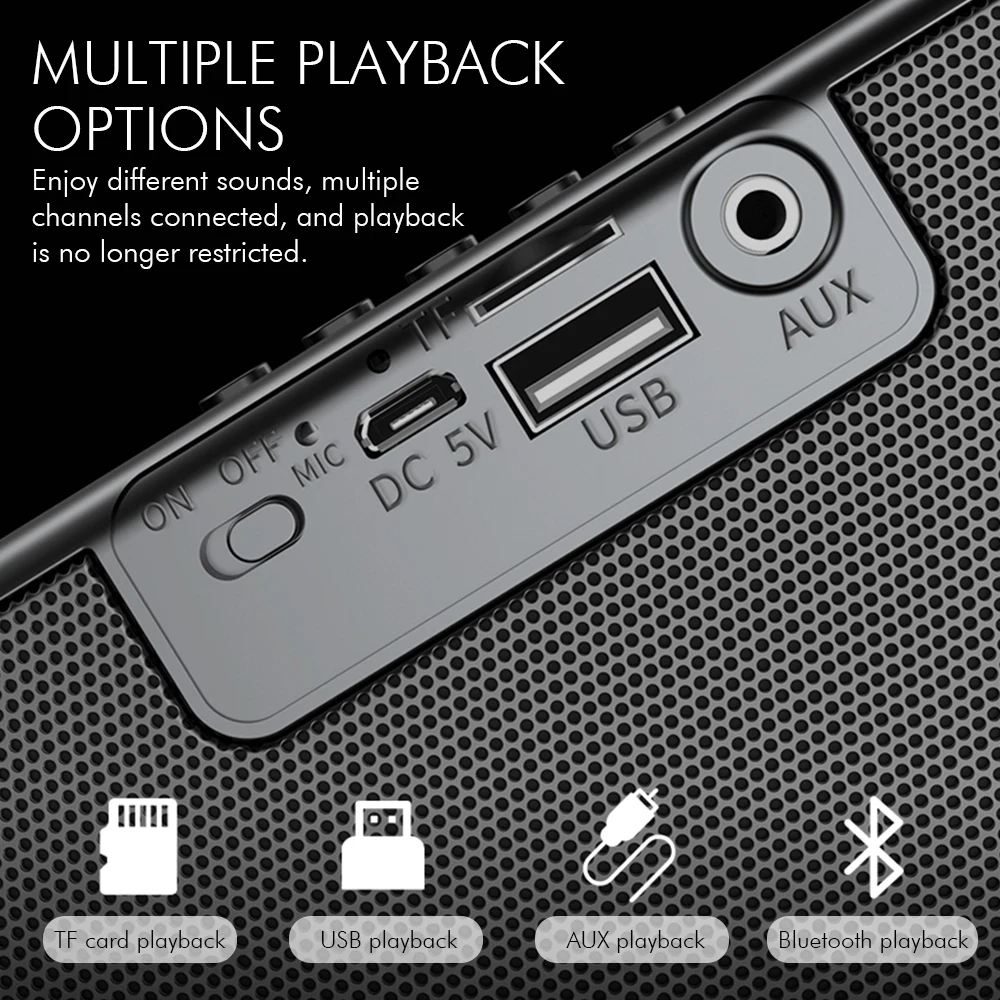 Bluetooth-Колонка M5 с FM-радио и будильником поддержка TF-карты | Электроника
