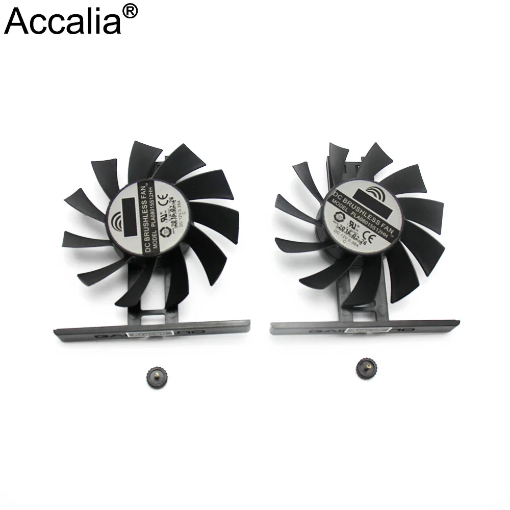 

Оригинальный двойной вентилятор для видеокарты GAINWARD GeForce GTX 960 970 980 12hh 12 В 0.35A GTX970