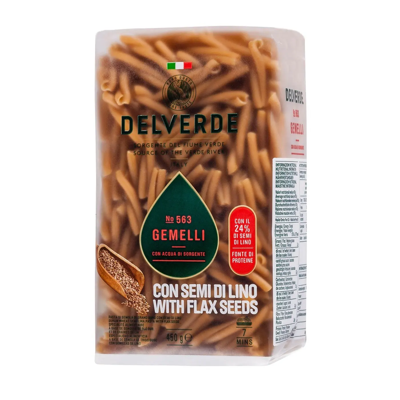 Макароны № 563 Джемелли ТМ Delverde (Делверде) | Pasta